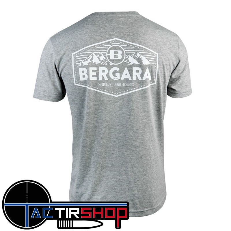 Tshirt Bergara Mountain Tough Gris