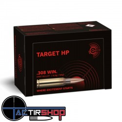 Munition GECO 308 WIN TARGET HP 10,9 g / 168 gr par 50 www.tactirshop.fr