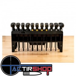 Jeu Clés à Poignée en P Allen SAE/Métrique, Clés Torx Wheeler 30 Pieces SAE/Metric Hex and Torx P-Handle Set www.tactirshop.fr