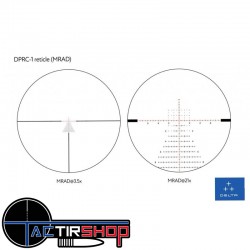 Lunette de tir Delta Optical Stryker HD 3.5-21x44 DLRC-1 www.tactirshop.fr
