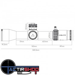 Lunette de tir Delta Optical Stryker HD 3.5-21x44 DLRC-1 www.tactirshop.fr