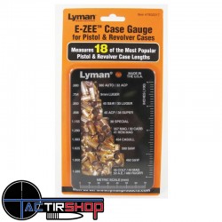 Jauge Lyman E-Zee Pistol & Revolver Case Gauge www.tactirshop.fr