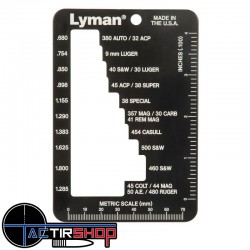 Jauge Lyman E-Zee Pistol & Revolver Case Gauge www.tactirshop.fr
