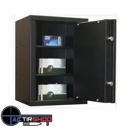Coffre Fortify Delta2  Armes de poing et objet divers , 2 étagères amovibles www.tactirshop.fr