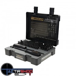 Kit de tournevis Wheeler 100 Pièces Professional Gunsmithing Screwdriver Set www.tactirshop.fr