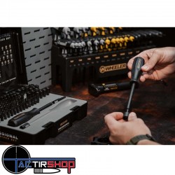 Kit de tournevis Wheeler 100 Pièces Professional Gunsmithing Screwdriver Set www.tactirshop.fr