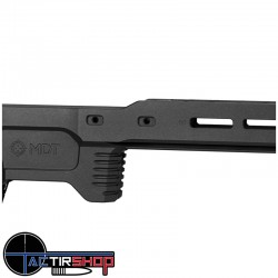 MDT Châssis ACC Elite Remington 700 Short Action Titanium Blue www.tactirshop.fr