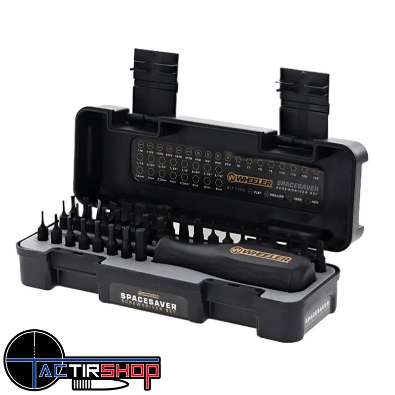 Kit Tournevis Wheeler 36 Piece Spacesaver Screwdriver Set  www.tactirshop.fr