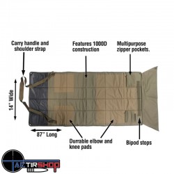 Tapis de tir Lyman Tac-Mat HD www.tactirshop.fr