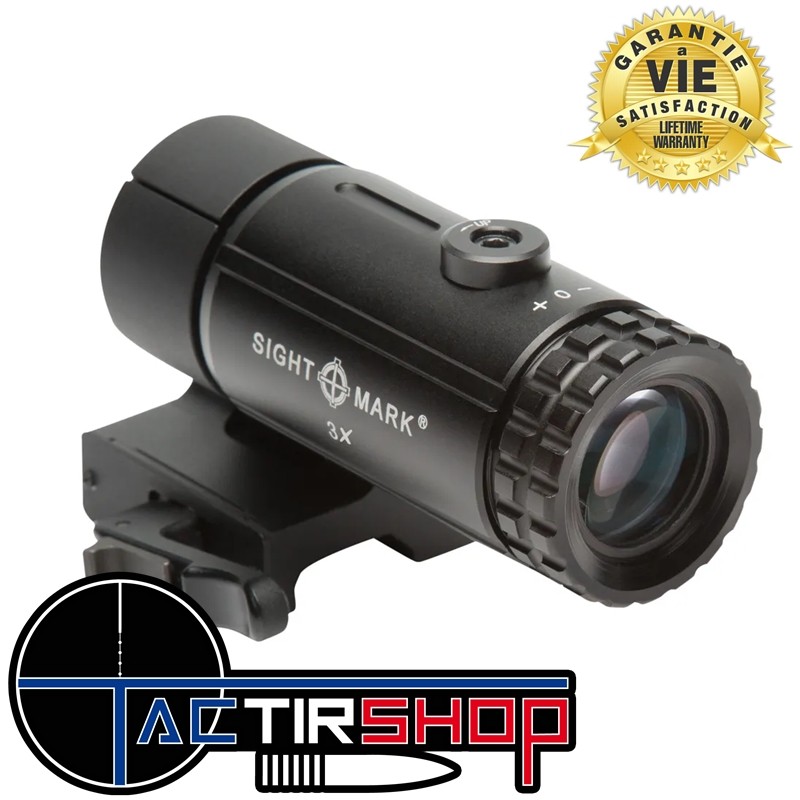 Magnifier Sightmark T-3 avec support LQD sur Tactirshop