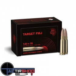 GECO Target FMJ 7,62X39 124gr boite de 50 www.tactirshop.fr