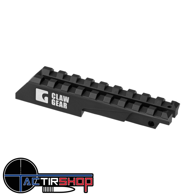 Rail picatinny Clawgear pour montage point rouge AK  / AK Rear Sight Rail Mount www.tactirshop.fr