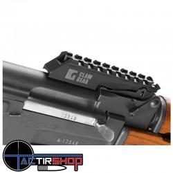 Rail picatinny Clawgear pour montage point rouge AK  / AK Rear Sight Rail Mount www.tactirshop.fr