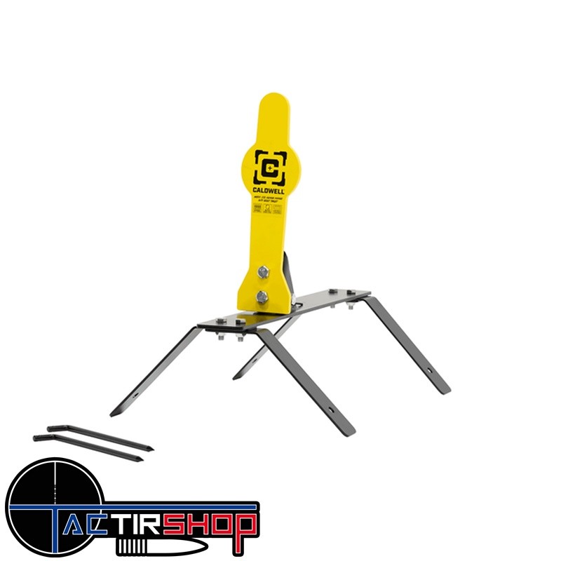 Cible Gong à réinitialisation automatique Caldwell AR500 33 % Pepper Popper www.tactirshop.fr
