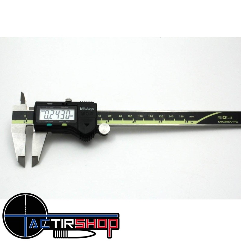 Pied à coulisse numérique Mitutoyo Digimatic Caliper .0005 Résolution www.tactirshop.fr