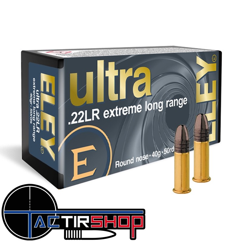 Eley Ultra Extreme Long Range 22lr 40 Gr par 50 www.tactirshop.fr