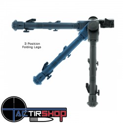 Bipied UTG Over Bore 7-11" 18 à 28 cm picatinny central à 12 heures