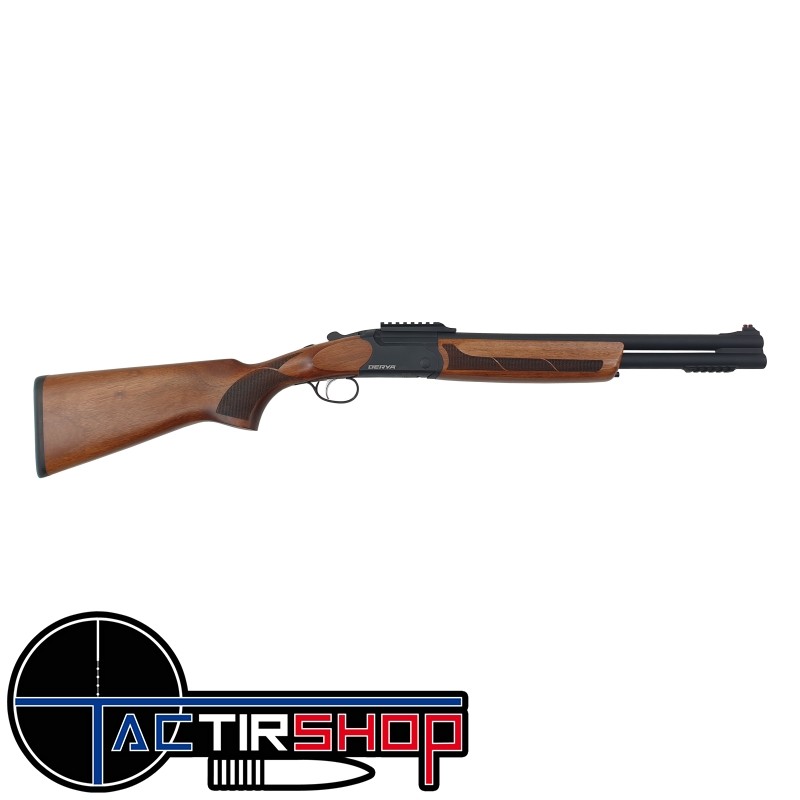 Fusil Superposé DERYA MERIVA SLUG Cal12/76 Canon de 50cm www.tactirshop.fr