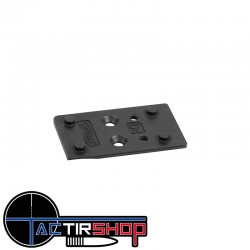 Plaque adaptatrice point rouge Walther PDP numéro 4 www.tactirshop.fr