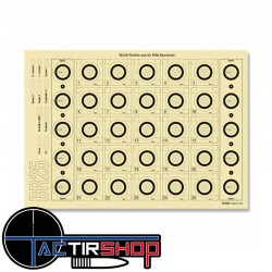 Cible benchrest BR 25 www.tactirshop.fr