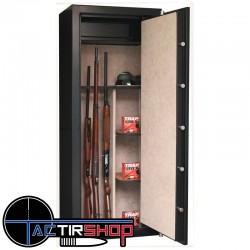 Armoire forte INFAC EXECUTIVE CLTT18 18 armes avec lunette - coffre intérieur - étagères amovibles www.tactirshop.fr