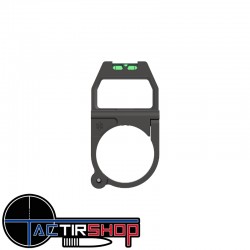 Loupe pour tourelle Vector Optics 30 mm Quick-flip Turret Mark Magnifier Mount Ring with Level Bubble www.tactirshop.fr