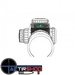 Loupe pour tourelle Vector Optics 30 mm Quick-flip Turret Mark Magnifier Mount Ring with Level Bubble www.tactirshop.fr