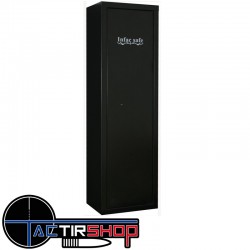 Armoire forte INFAC SENTINEL SD10 8 ARMES avec lunette plus 2 sur la porte avec coffre intérieur www.tactirshop.fr