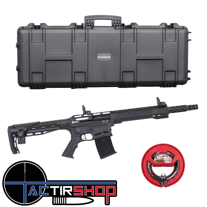 Pack Fusil Semi-automatique Citadel Boss 25 Tactical C12 + Mallette + Bore Boss www.tactirshop.fr