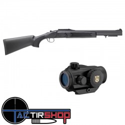 Pack Traqueur fusil superposé Integra Slug synthetique cal12 51cm avec Point Rouge Nikko Stirling Flash 1x25 www.tactirshop.fr