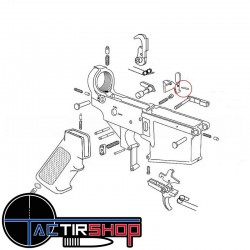 Goupille de verrouillage de culasse AR15 Eemann Tech Bolt Catch Pin for AR-15 www.tactirshop.fr