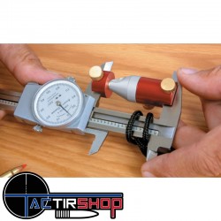 Jauge d'épaisseur de Bourrelet Percussion Annulaire Cal 17 et 22 Hornady Lock N Load Rim Thickness Gauge www.tactirshop.fr