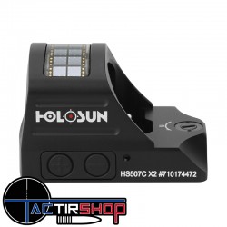 Point rouge Holosun HS507C X2 www.tactirshop.fr