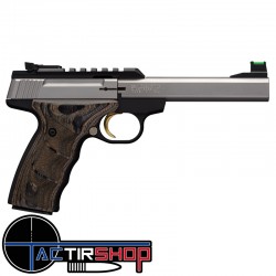 Pistolet BROWNING Buck Mark PLUS Stainless UDX cal.22Lr www.tactirshop.fr