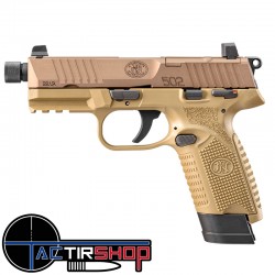 Pistolet FN HERSTAL 502 Tactical FDE calibre 22lr www.tactirshop.fr
