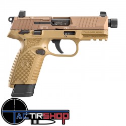 Pistolet FN HERSTAL 502 Tactical FDE calibre 22lr www.tactirshop.fr
