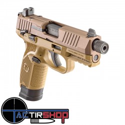 Pistolet FN HERSTAL 502 Tactical FDE calibre 22lr www.tactirshop.fr