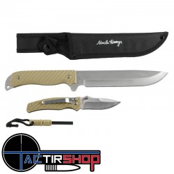 Kit 3 Pièces Couteaux Machette , Pliant et Ferro www.tactirshop.fr