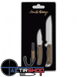 Kit 3 Pièces Couteaux Machette , Pliant et Ferro www.tactirshop.fr