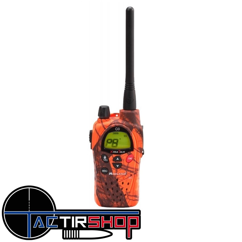Talkie-walkie Midland G9 Pro Blaze + Oreillettes www.tactirshop.fr