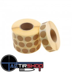 2000 pastilles autocollantes TAN 20mm Eeman Tech www.tactirshop.fr
