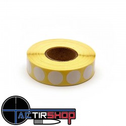 2000 pastilles autocollantes Blanches 20mm Eeman Tech www.tactirshop.fr