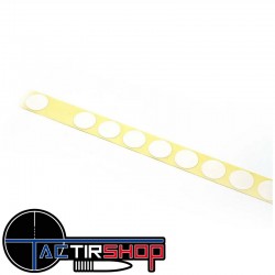 2000 pastilles autocollantes Blanches 20mm Eeman Tech www.tactirshop.fr