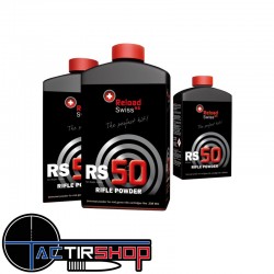 Poudre  Reload Swiss RS 50 - bidon de 1kg www.tactirshop.fr