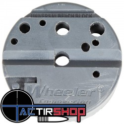 Bloc d'appui universel pour pistolet Wheeler Universal Bench Block www.tactirshop.fr