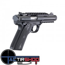 Pistolet RUGER MARK IV 22/45 Tactical calibre 22 lr www.tactirshop.fr