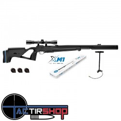 Pack Stoeger PCP XM1 S4 Suppressor Cal 4.5 19.9J avec lunette 4X32 avec 3 chargeur et  pompe www.tactirshop.fr