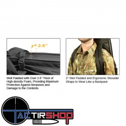 Housse pour 2 armes longues UTG  Operations RC Gun Case 42'' - Noir www.tactirshop.fr