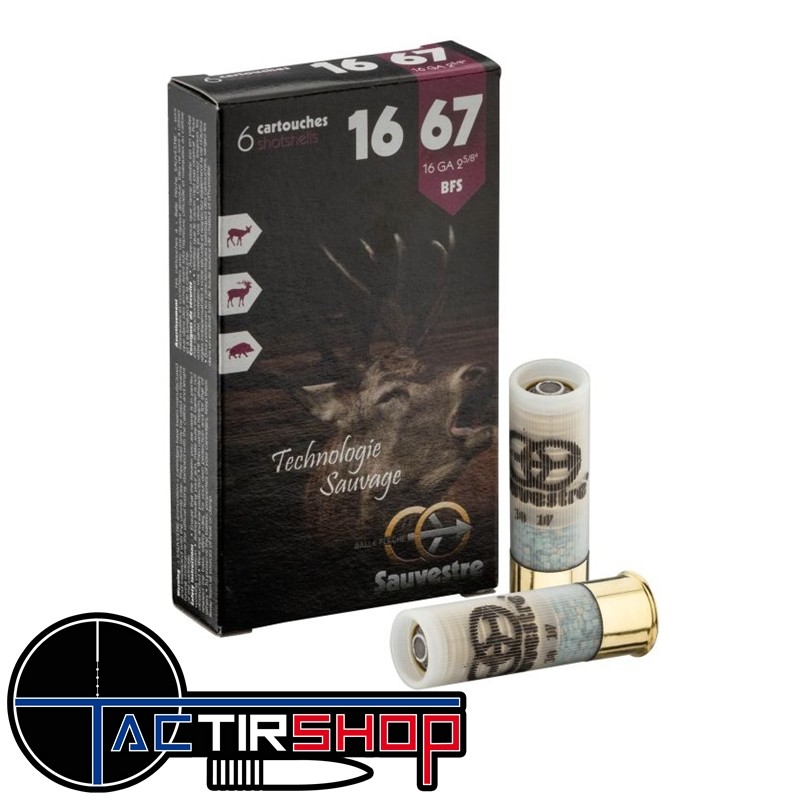 Balle flèche Sauvestre calibre 16/67 www.tactirshop.fr