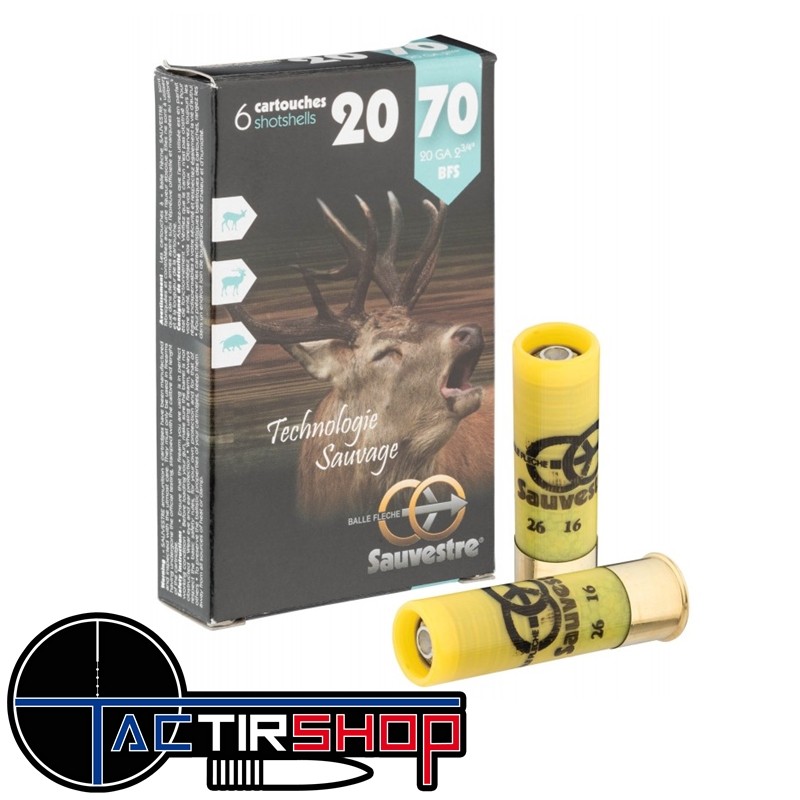 Balle flèche Sauvestre calibre 20/70 www.tactirshop.fr